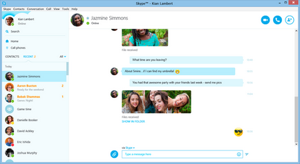 Részletek, hogyan kell eltávolítani a felhasználói fiókok „Skype”