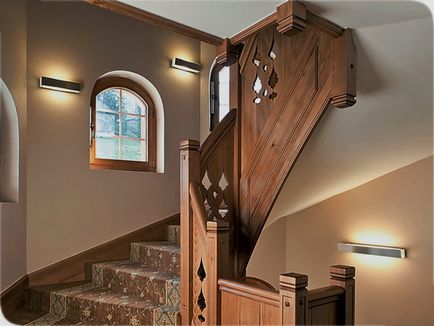 Lumina de fund scară cum să alegeți corpurile de iluminare pentru scări și să le instalați pe scară
