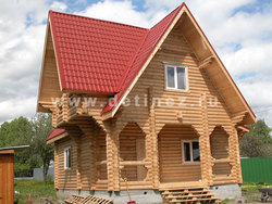 Проекти дерев'яних будинків з оциліндрованих колод