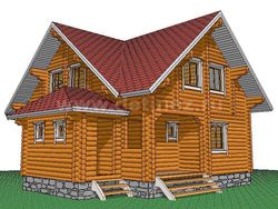 Proiecte de case din lemn din busteni rotunzi