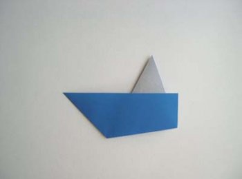 Egyszerű origami hajót