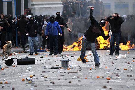 Protestarea câinilor de câine din Grecia