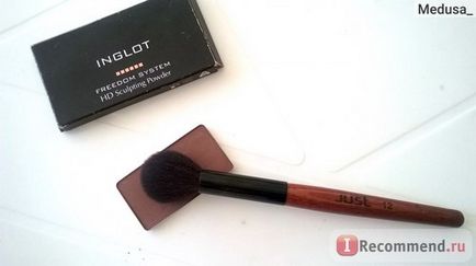 Пудра inglot hd sculpting powder - «якщо ви щекастік, як я, то ці скульптурірующій рум'яна для