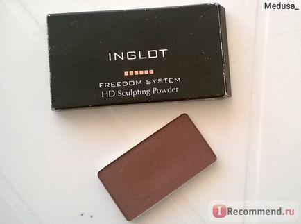 Пудра inglot hd sculpting powder - «якщо ви щекастік, як я, то ці скульптурірующій рум'яна для