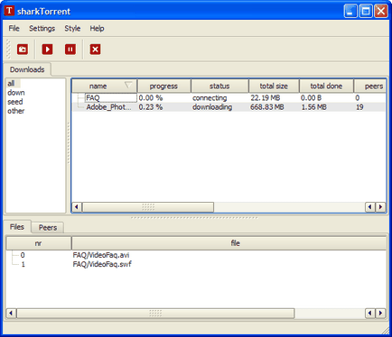 Ghid de programe pentru lucrul cu bittorrent din rețeaua p2p