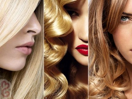 Diferite tipuri de nuante blonde, reviste pentru femei