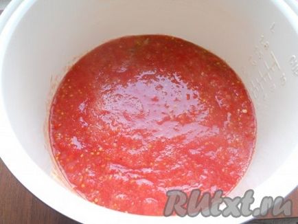 Recept paradicsomszósszal almával a téli - egy recept fényképpel (mártás) Recept paradicsomszósszal almával a tél - a recept egy fotó