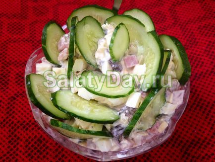 Smarald salata - reteta decorativa fantezie cu fotografie si video