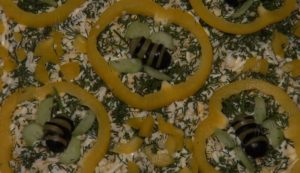 Saláta ananász és sonka - egy recept fotó (dörzsölje egy durva reszelő) Saláta ananász és sonka - a recept egy fotó