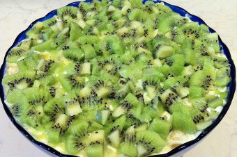 Salata cu reteta de kiwi si branza