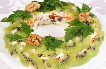 Salata cu reteta de kiwi si branza