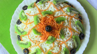 Salata cu reteta de kiwi si branza