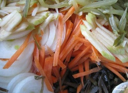 Japán saláta - lépésről lépésre recept fotók