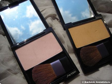Shiseido luminizing satin face color # pk107 (медуза) і # 206 (ближнє світло) відгуки