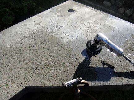 Plita din beton lustruit