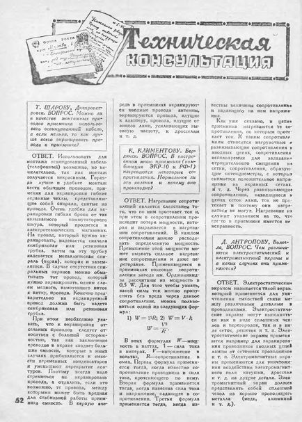 Сторінка Радіофронт 1936 р