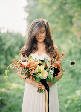 Весілля восени - колірна гамма, ідеї по декору і флористики