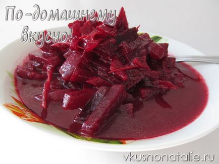 Sfeclă roșie pentru borscht pentru iarnă