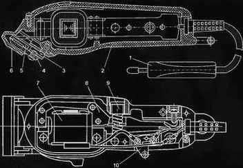 Схема машинки для стрижки волосся