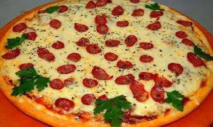 Pizza tészta élesztő nélkül - recept fotókkal