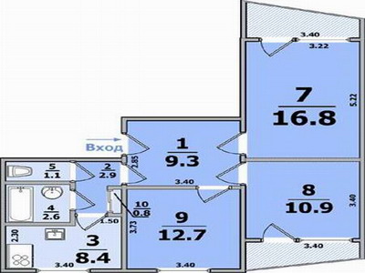 Apartamente tipic cu 3 camere - tsn - a ta nechruhmosti - agenție imobiliară