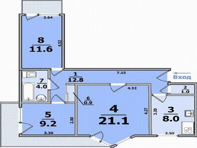 Apartamente tipic cu 3 camere - tsn - a ta nechruhmosti - agenție imobiliară