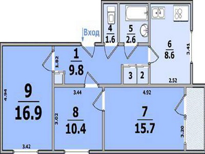 Apartamente tipic cu 3 camere - tsn - a ta nechruhmosti - agenție imobiliară