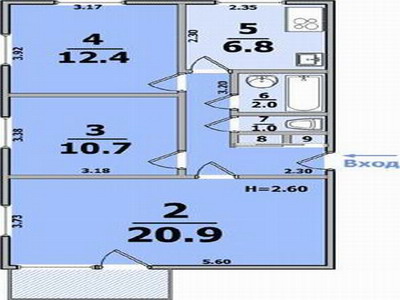 Apartamente tipic cu 3 camere - tsn - a ta nechruhmosti - agenție imobiliară