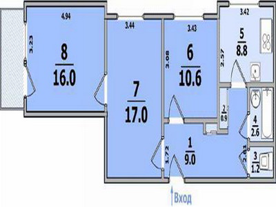 Apartamente tipic cu 3 camere - tsn - a ta nechruhmosti - agenție imobiliară