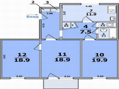 Apartamente tipic cu 3 camere - tsn - a ta nechruhmosti - agenție imobiliară