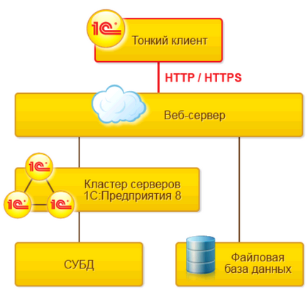 Client subțire 1c