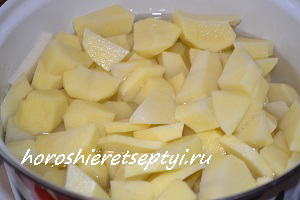 Gombóc burgonyából (gombóc) Gombóc burgonyával