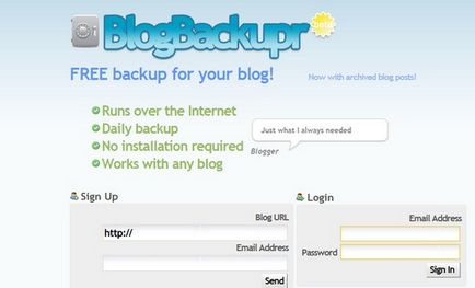 Backup de backup virtual al site-urilor sociale