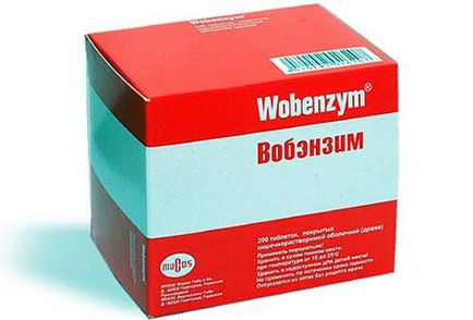 Wobenzym - instrucțiuni de utilizare, recenzii, contraindicații, indicații, reacții adverse