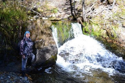 Cascade pe râul Shinok - este un mirage blând, salt dublu și girafă