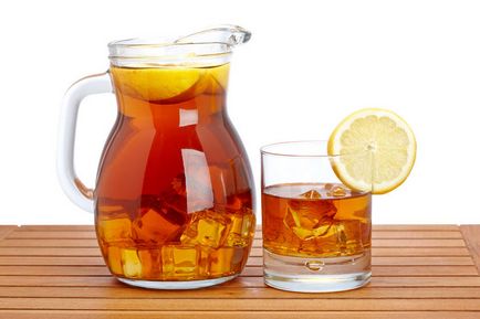 Ice Tea - előnyei és hátrányai, a titkot egy gyönyörű nő