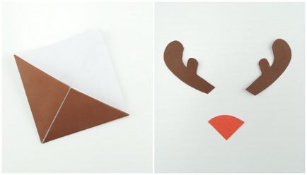 Bookmark-origami pentru cartea de reni rudolph, cea mai bună casă, cea mai bună diy