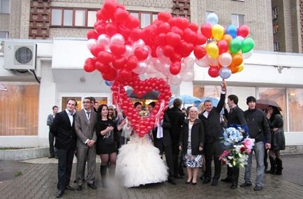 Rularea bilelor la o nuntă de la Moscova