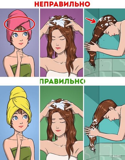10 Trucuri cu care nu trebuie să vă spălați părul în fiecare zi