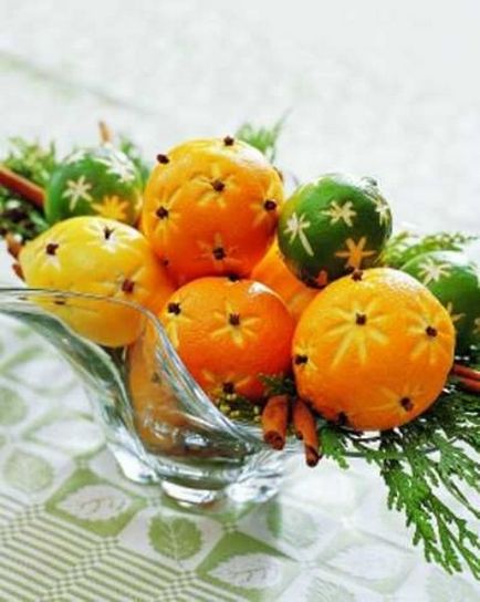 30 Ötletek újévi dekoráció citrus illat
