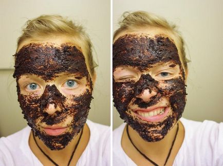 Ароматна і корисна маска з кави для обличчя