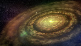 Astronomii au asistat la nașterea planetei în constelația de vițe