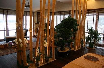 Bamboo în interior