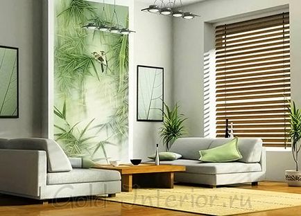 Bamboo în interior - eco-prietenie cu originalitate