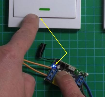 Întrerupător de buclă fără fir - schemă de conectare, setare, control luminos de la distanță