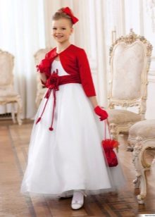 Bolero pentru fete (94 poze) tricotate, blana, elegante, pentru gimnastica, din iarba, alb,