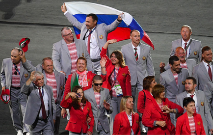 Ce va fi Andry Fomochkin pentru steagul rus pentru deschiderea Jocurilor Paralimpice