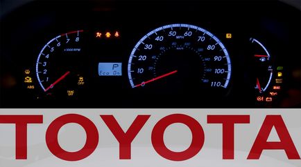 Care sunt pictogramele de pe panoul de bord al Toyota