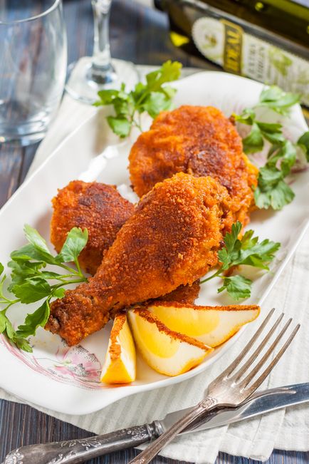 Курча по-віденськи (backhendl) рецепт з фотографіями