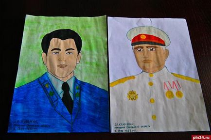 Copiii din regiunea Pskov au pictat portretele liniei de știri a procurorilor Pskov